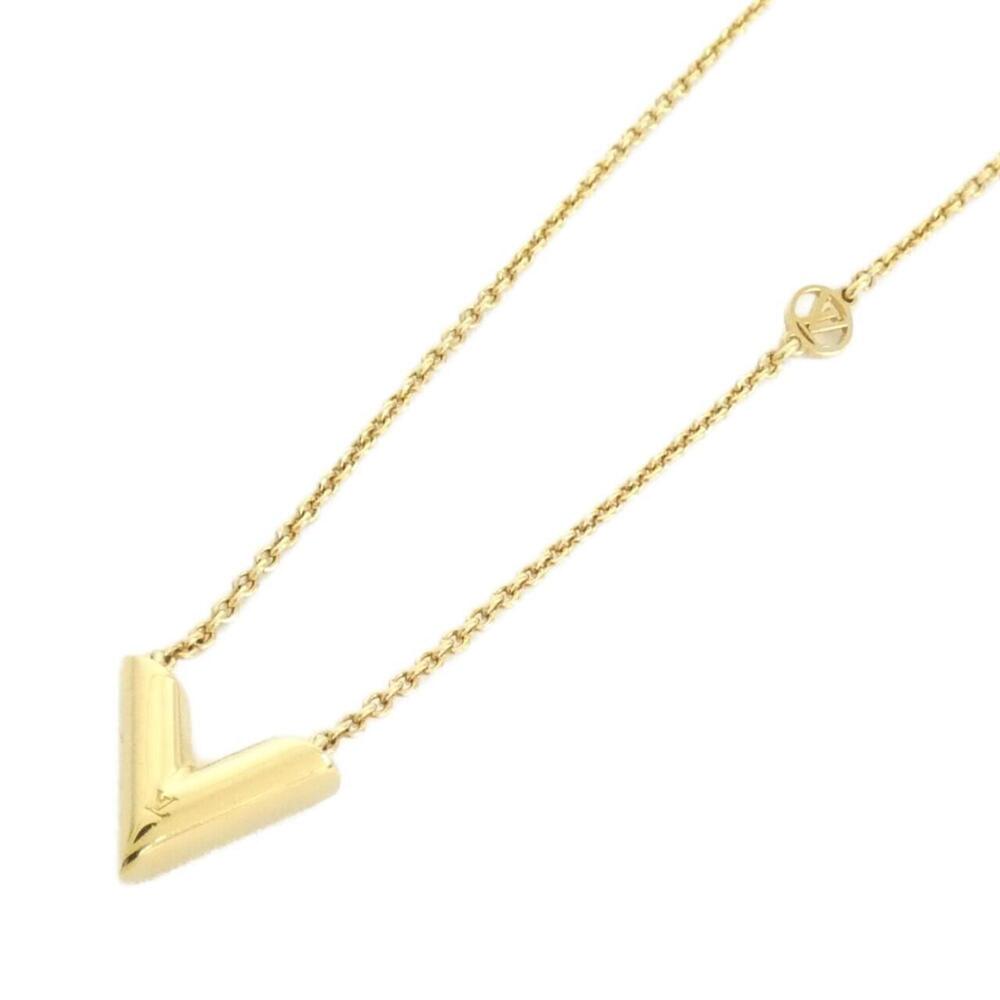 LOUIS VUITTON Gold Necklace - Picture 1 of 6